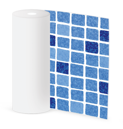 Folia basenowa jasnoniebieska mozaika